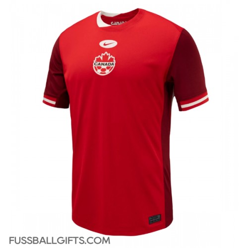 Kanada Fußballbekleidung Heimtrikot Copa America 2024 Kurzarm